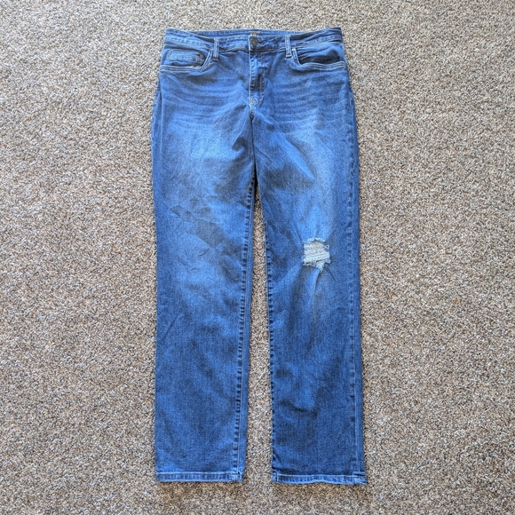 Kut from the Kloth Boyfriend Straight Leg Jeans Size 14 - Picture 1 of 8